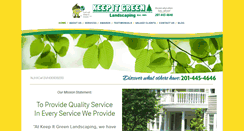 Desktop Screenshot of keepitgreen.net